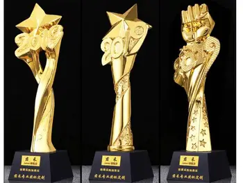 

world cup Gold silver metal trophy making zinc alloy trophy primary school sports competition Customized trophies Free engraving