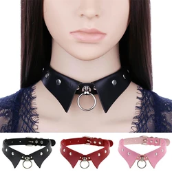 CKN High Quality Leather Fake Collar Detachable Collar False Collar Lapel Women Clothes Accessories Can Be Used As a Sex Toy