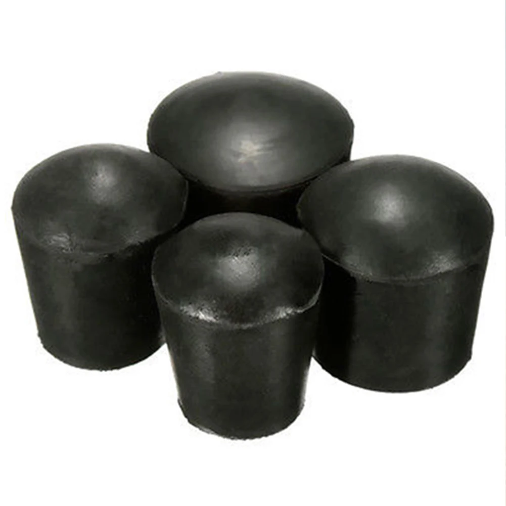 4pcs/8Pcs 16mm, 19mm, 22mm, 25mm, 32mm, 40mm, 50mm Rubber Chair Ferrule Anti Scratch Furniture Feet Leg Floor Protector Caps