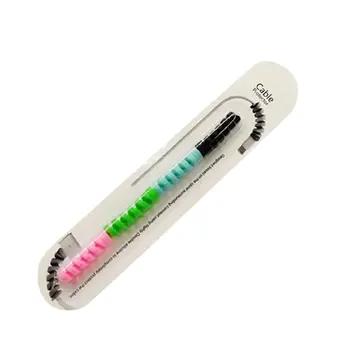 

Lovely Spiral Earphone Winder Mobile Phone Data Line Protection Sleeve