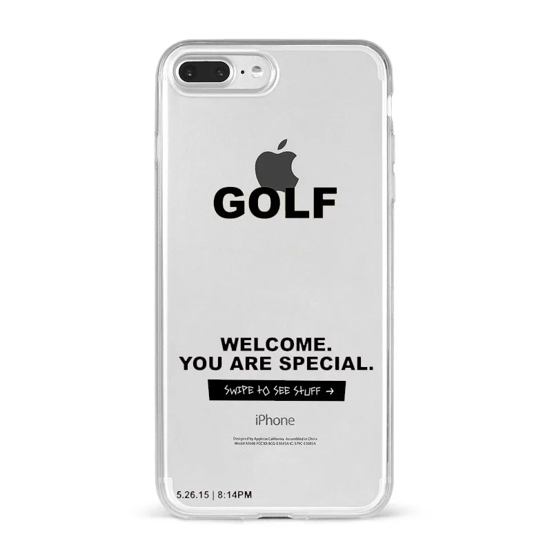 GOLF Tyler IGOR The Creator OFWGKTA странное будущее принадлежности для гольфа зеленые мягкие ТПУ чехлы для телефонов iPhone 5S 6S Plus 7 8 Plus XS MAX XR 11