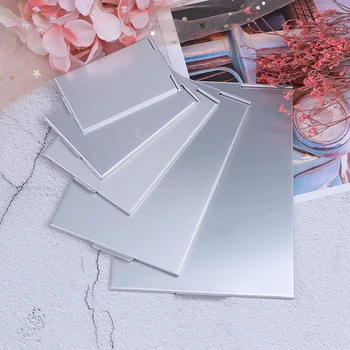 

5 Sizes Ultra-thin Folding Make Up Mirror Personalised Portable Compact Cosmetic Mirror Pocket Rectangle Makeup Folding Mirrors