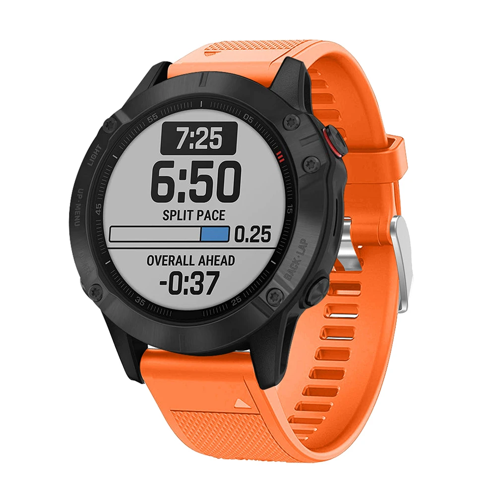 22 мм силиконовый ремешок для часов, быстроразъемный удобный браслет для Garmin Fenix 6 Fenix 5 Plus Fenix 5 Forerunner 935