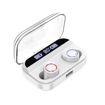 

New Hot Earbuds Bluetooth 5.0 True Wireless TWS Headphones Earbuds With Power Bank Charging Case For iPhone Android