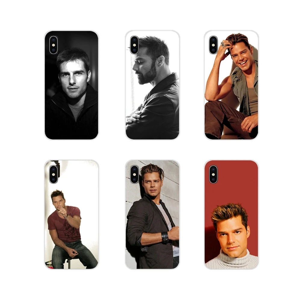 For Samsung Galaxy S2 S3 S4 S5 Mini S6 S7 Edge S8 S9 S10E Lite Plus ricky martin Puerto Rico pop singer Transparent TPU Bag Case | Мобильные
