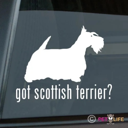 Got Scottish наклейка терьера Высечки Виниловые-Скотти Наклейка на окно