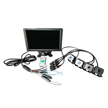 

New 1080P Night 360 Degrees Vision Driving Recorder Recorder Kit Monitor & Camera for Truck Van Bus