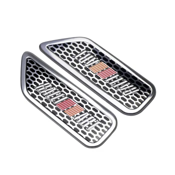 

2PCS RalliArt Logo Car Fender Side Decorative Stickers 3D Aluminum Decal For Mitsubishi Lancer Outlander Competition Lancer EX