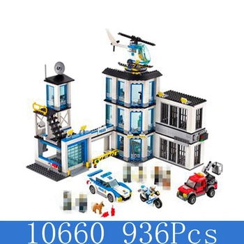 

City Police Series Compatible With Lepins Police Station Building Block Bricks 10660 DIY toys for Childrens Kid Gift