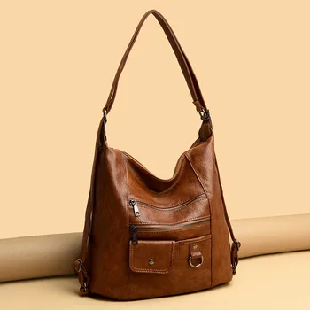 

Luxury Leather Handbags Big Women Bag High Quality Casual Female Bags Trunk Tote Famous Brand Shoulder Bag Ladies Sac Main Femme