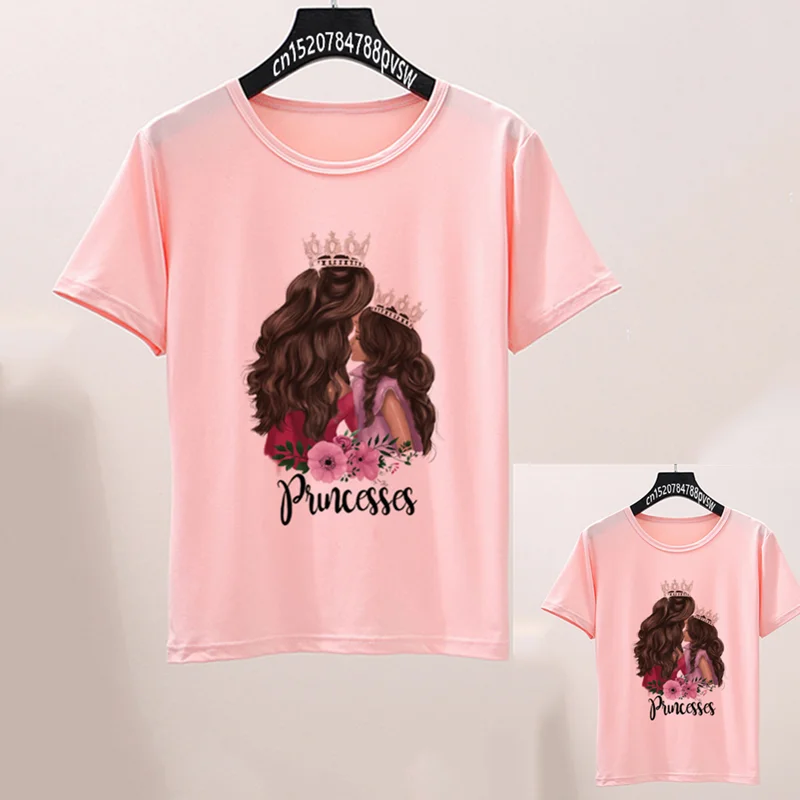 Camiseta rosa a para madre e hija, conjunto de camisa para mamá y yo, conjunto de día de la madre, envío _ - AliExpress Mobile