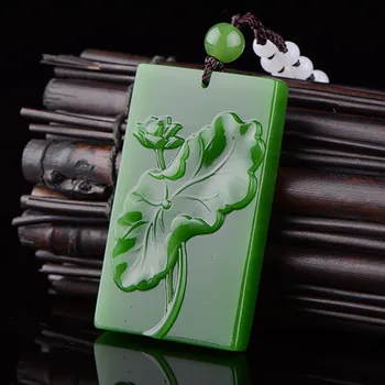 

And Tian Biyu lotus pendant men and women send friends to bring their own