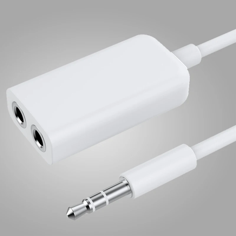 3 5 Jack Aux аудио кабель наушники сплиттер адаптер 1 до 2 для Apple iPhone 4 5s 6 6S plus iPad iPod
