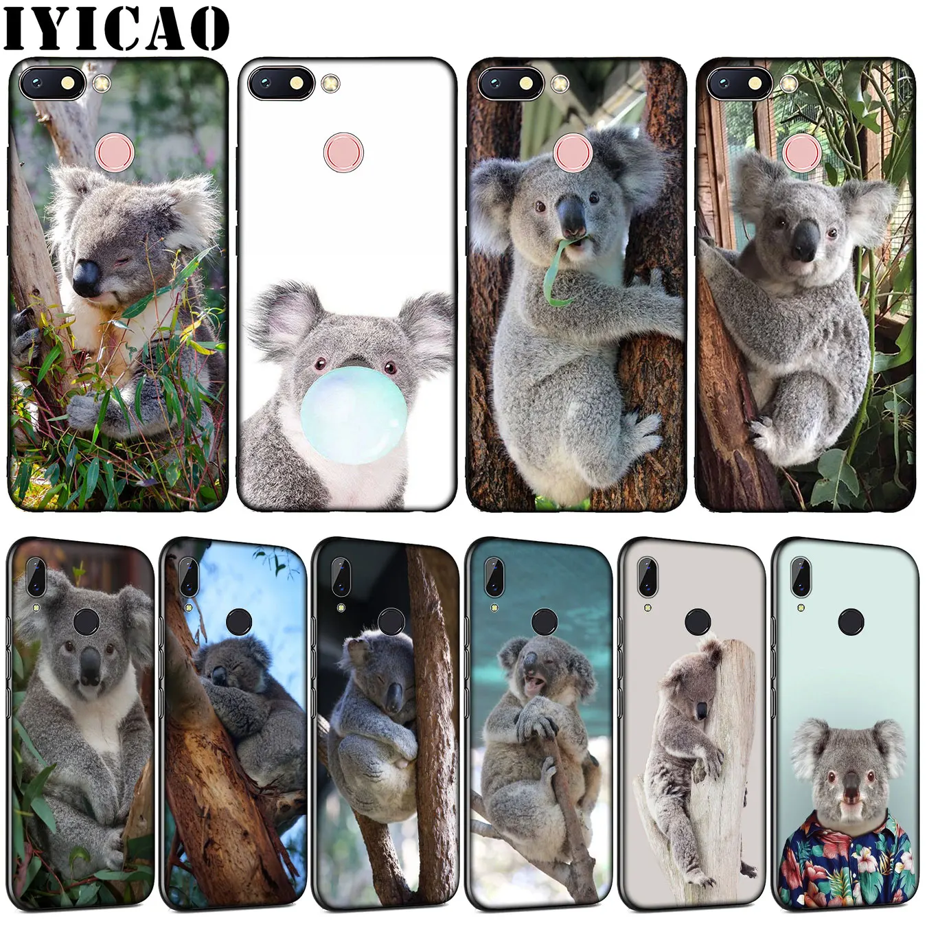 Мягкий ТПУ силиконовый чехол для телефона IYICAO Koala bear Xiaomi Redmi K20 S2 GO 8A 7A 6A 5A 5 Plus 4X Note 8 7