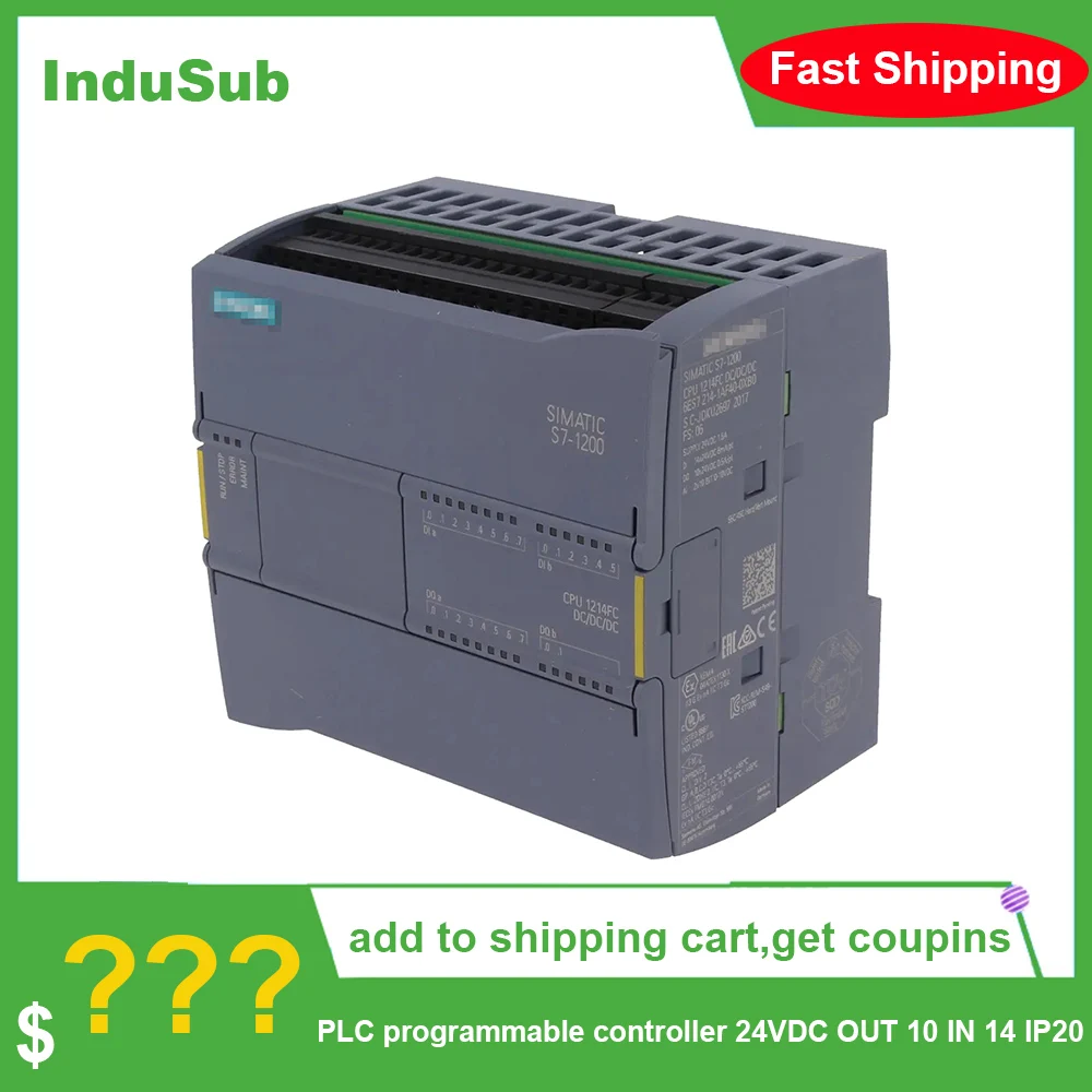 6es7214 1af40 0xb0simatic S7 1200F PLC 모듈 1214 FC 프로그램/데이터 메모리 125 KB ...