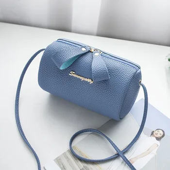 

Pillow Bag Girl's Shoulder Bag Messenger Bag 2020 New Style Small Exquisite All-match Cute Embossed Leather Zipper Bag #15