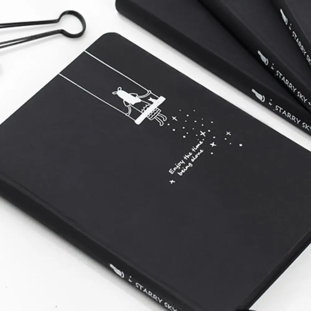 1PC Starry Sky Notebook Black Blank Paper Planner Sketchbook Vintage DIY Diary Book Bullet Journal School Office Supplies 1PC Starry Sky Notebook Black Blank Paper Planner Sketchbook Vintage DIY Diary Book Bullet Journal School Office Supplies