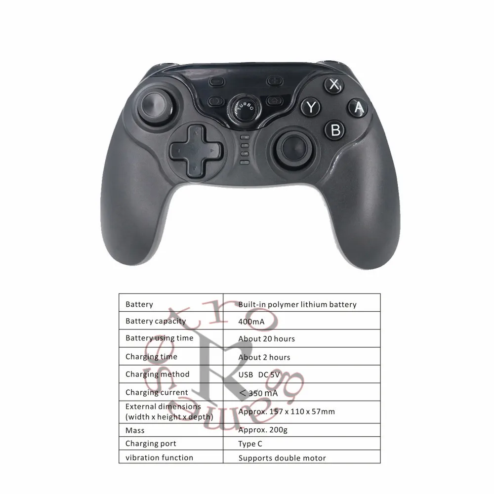 Беспроводной Bluetooth Gampead контроллер NS джойстик Поддержка версии 5.1.0 для переключателя Pro игровой контроллер для переключателя