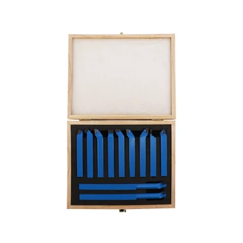 

SHGO HOT-11Pcs Blue Lathe Cutting Tool Set 12x12mm Carbide Tip External Turning Boring Bit Carbide Tipped Welding Milling Cuttin