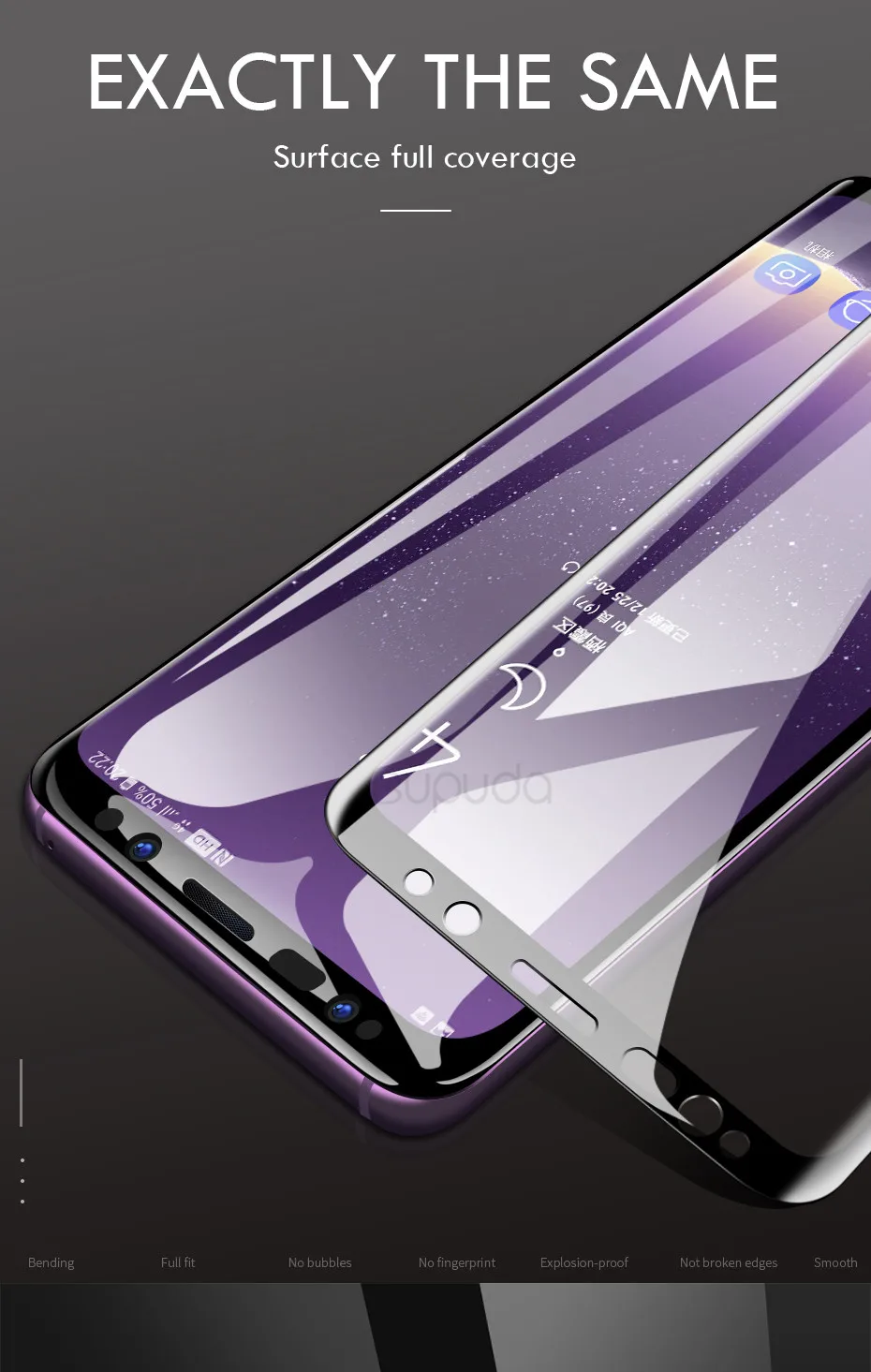 20D полное покрытие из закаленного стекла для samsung Galaxy S7 S8 S9 Plus Note 10 9 8 Защитная пленка для экрана для samsung A6 A8 PLus стекло