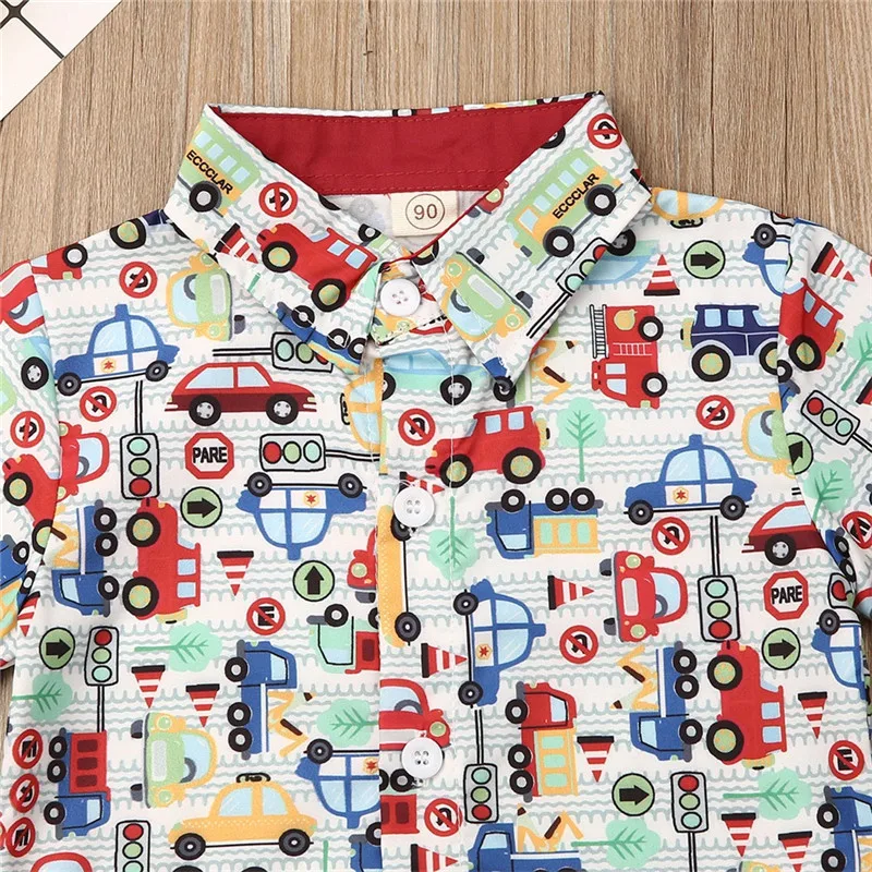 Toddler Boy Gentleman Clothes Suits Kids Baby Boy Tops T-Shirt& Short Pants Outfits Clothes 2PCS christmas clothes