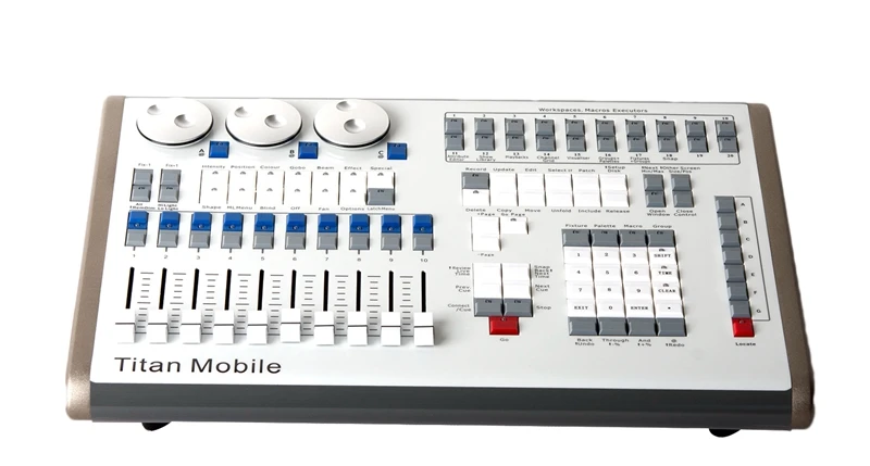 

DMX lighting console Titan Mobile 4 DMX tiger touch on PC