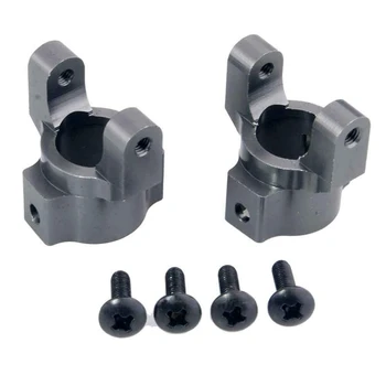 

2PCS for RGT 86100 Model Car Steering C Block Aluminum P860011 Front Axle Wheel Hub Carrier for 1:10 RC Cars Upgrade Accessories