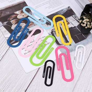 

2 Pc Kawaii Big Metal Paper Clip Bookmark Stationery Paper clips Office School Supplies