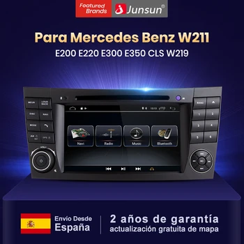 

Junsun Android 9,0 DSP 4G + 64G para Mercedes Benz Clase E W211 E300 CLS/W219 coche reproductor Multimedia Radio GPS DVD carplay