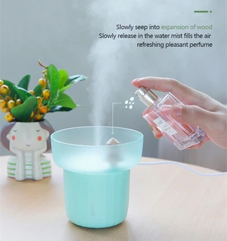 

ELOOLE Aroma Diffuser Essential Oil USB Fogger Timing Air Humidifier For Home LivingRoom Humidificador With Romantic Night Light