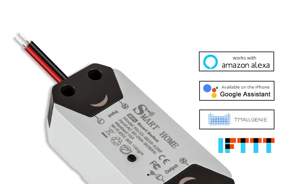 WiFi Tuya умная лампа светильник переключатель универсальный таймер выключателя беспроводной пульт дистанционного управления переключатель работает с Alexa Google Home умный дом