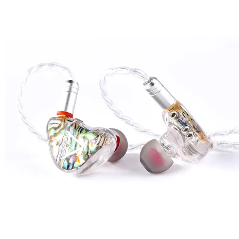 TONEKING BL1 14 мм плоские диафрагменные наушники вкладыши Hi Fi контролировать с MMCX