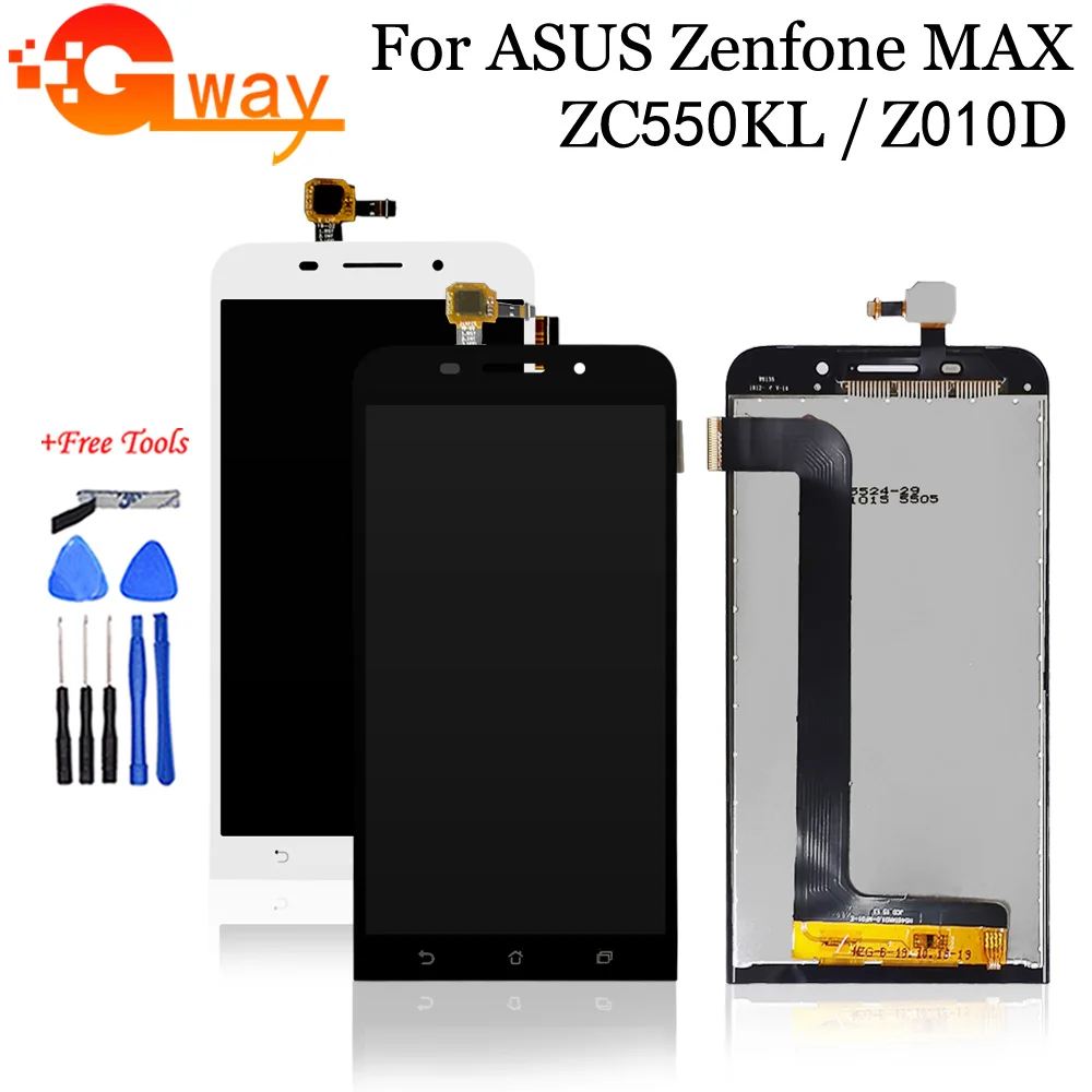Для ASUS Zenfone MAX ZC550KL Z010D ЖК дисплей + сенсорный экран дигитайзер Датчик в сборе для