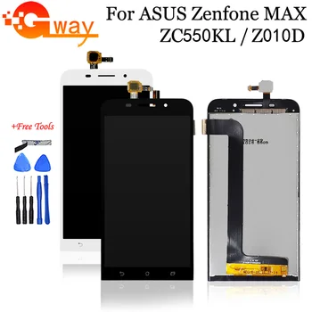 

For ASUS Zenfone MAX ZC550KL Z010D LCD Display + Touch Screen Digitizer Touch Panel Sensor Module Glass Assembly+Tools