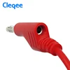 Cleqee P1036 1Set 5pcs 1M 4mm Banana to Banana Plug Test Cable Lead for Multimeter 5 Colors ► Photo 3/6