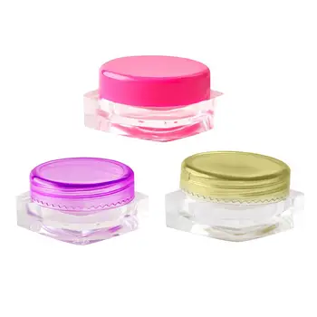 

12Pcs Mini 5g Empty Plastic Sample Containers BB Cream Eyeshadow Jars Boxes