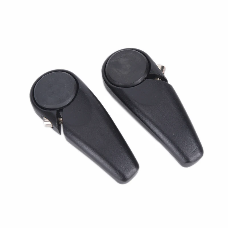 Черный Bicycle Bar End Handlebar Parts Non Slip Aluminum Alloy MTB Mountain Bike Supply - Цвет: Черный