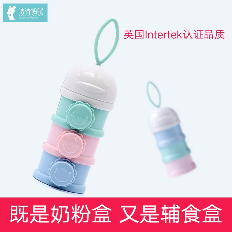 

Ling Poetry Portable Milk Box Infant Portable Mini Separately Packed Case Baby Nursing Milk Box Large Capacity Storage Box