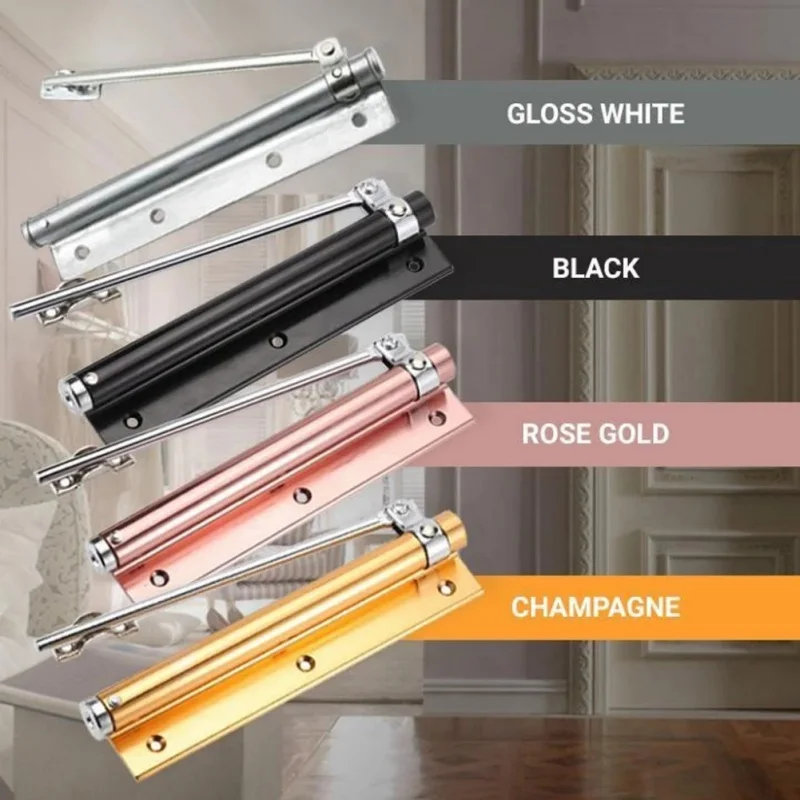 

Adjustable Automatic Door Closer, Automatic Operated Door Closer For Residential And Commercial Use Standard door closer