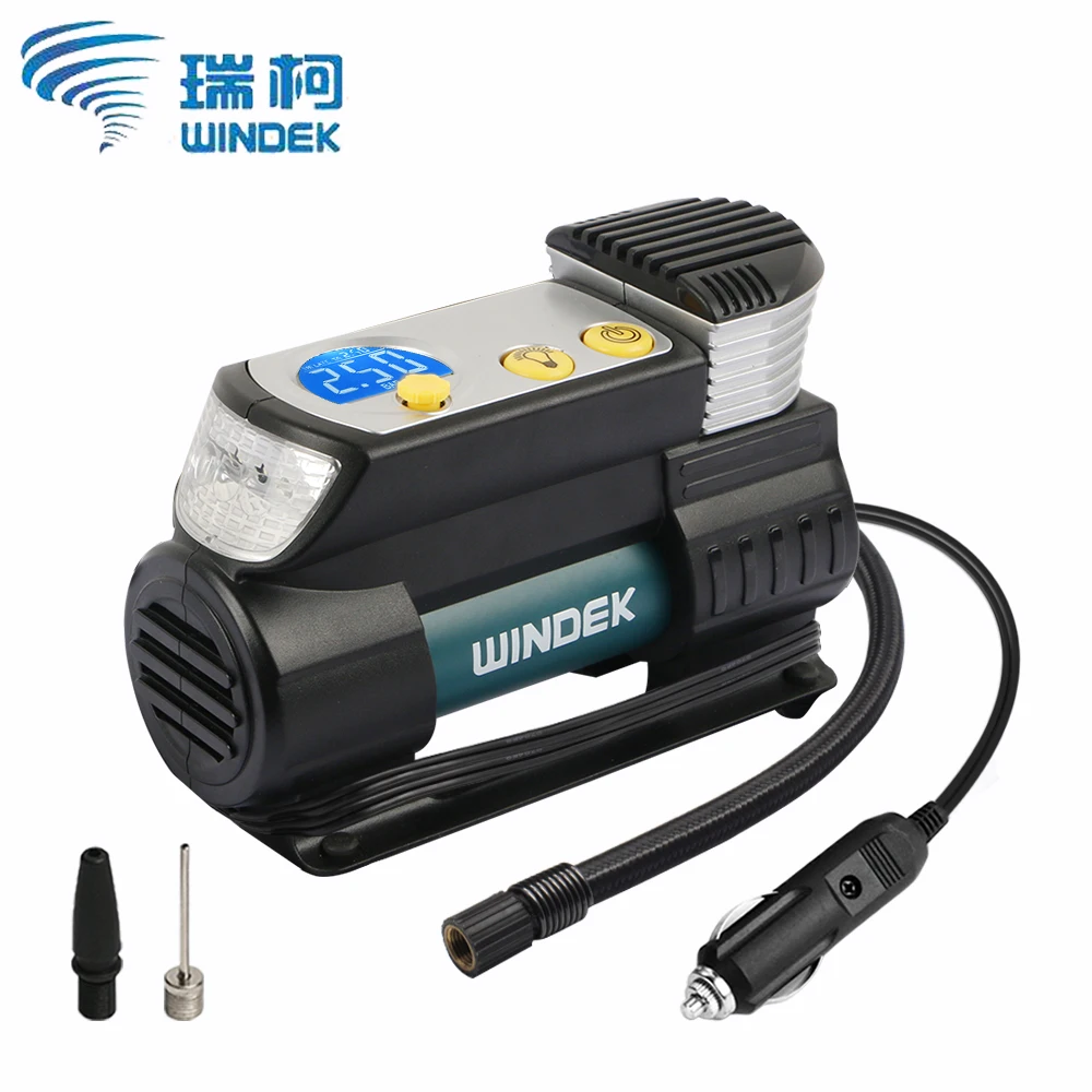 Online WINDEK Digital Car Tire Inflator Auto Compressor 12V Super Fast Tyre Pump Air Compressor For Car SUV Tires