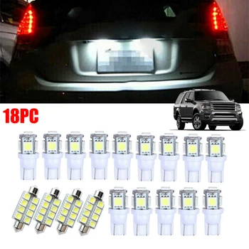 

New Arrival High Quality 18PC White LED Interior Light Bulb Package Kit MN For Ford Expedition 2003-2014