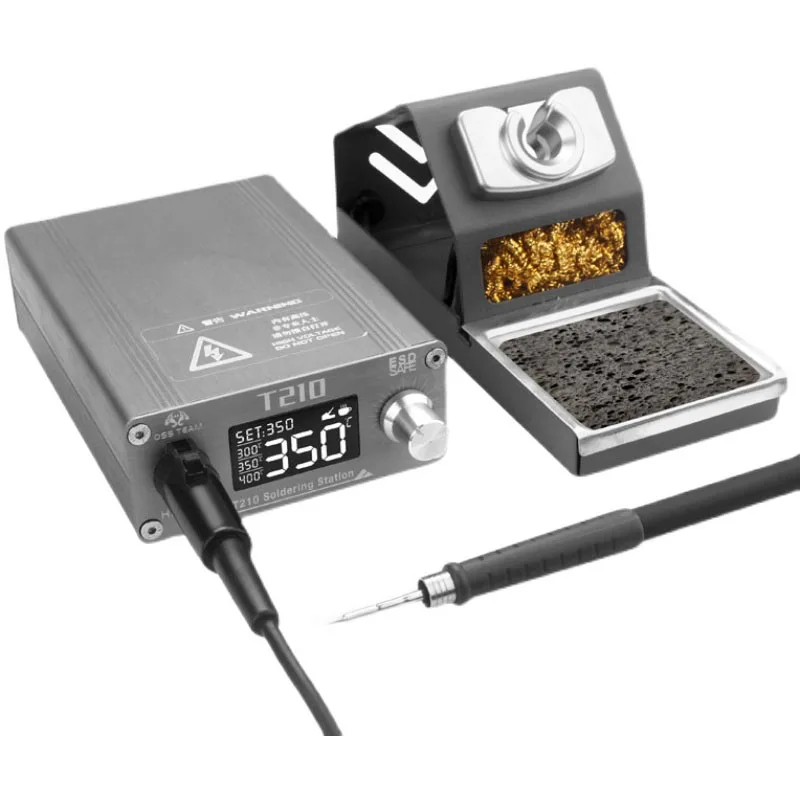 OSS T210 soldering station Lead-free 2S Rapid Heating Soldering Iron Kit 75W Power Heating System With C210 soldering iron tip 4