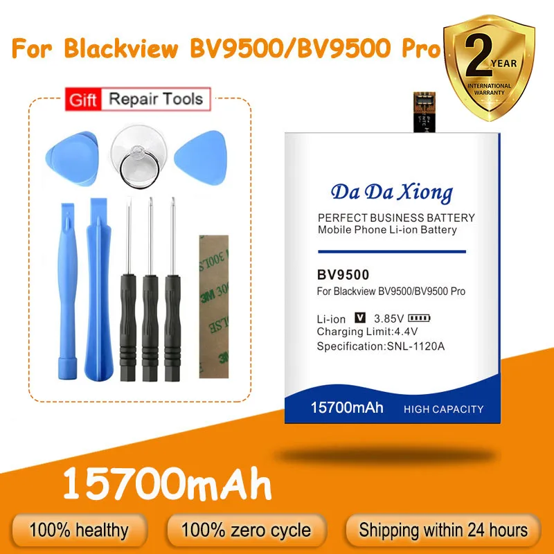 Бесплатная доставка аккумулятор BV9500 15700 мАч для Blackview Pro MT6763T 536380 сменный с