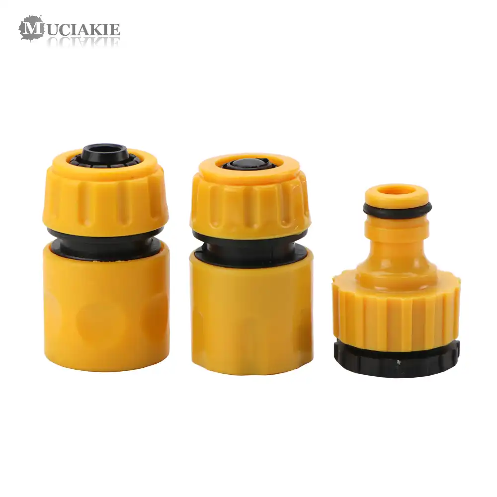 Muciakie 3pcs Coupling Adapter Drip Tape Watering Irrigation