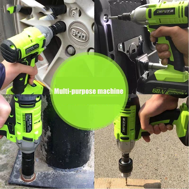 Electric Car Jack And Electric Wrench 400-900N.M Jack-Hammer 1050W Electric Impact Wrench Electric Impact Wrench 1000N.M