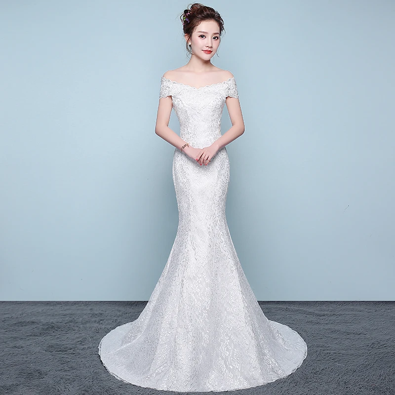 

Fish Tail Wedding Dress Plus Size Tail Bridal Satin Wedding Dresses Bride Fashion Dresses