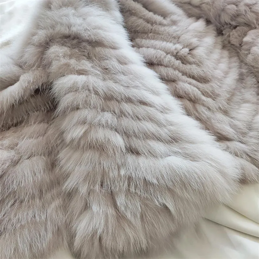2020 winter new fur coat real fox fur full pelt