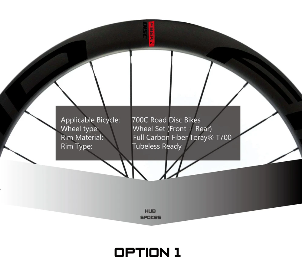 Road bike tubeless Disc wheels all size-02