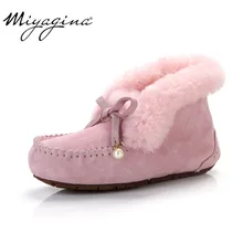 Natural Fur Women Flats Casual Moccasins Comfortable Loafers Genuine Leather Women Shoes Fashion Driving Shoes Woman