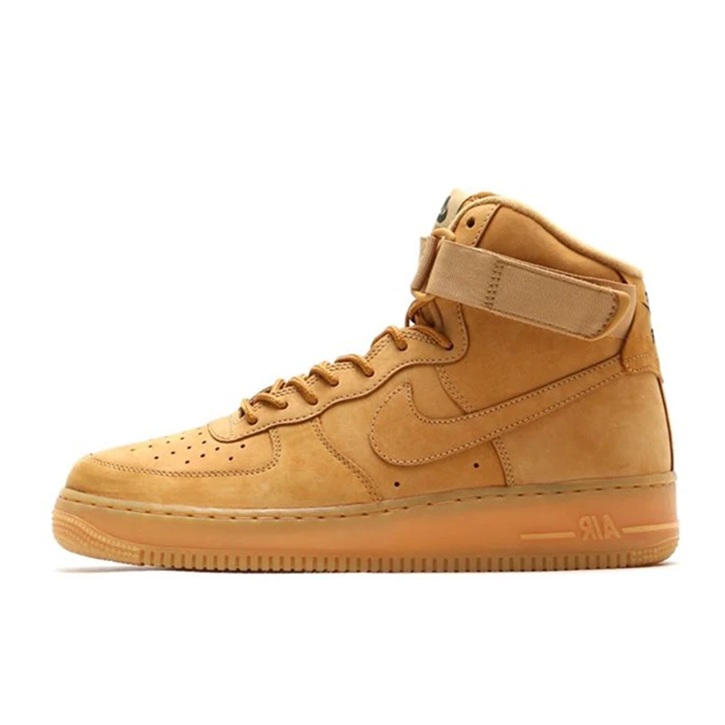 Nike Air Force 1 High AF1 официальный Новое поступление Женская обувь для скейтбординга удобные дышащие Сникеры#882096-200